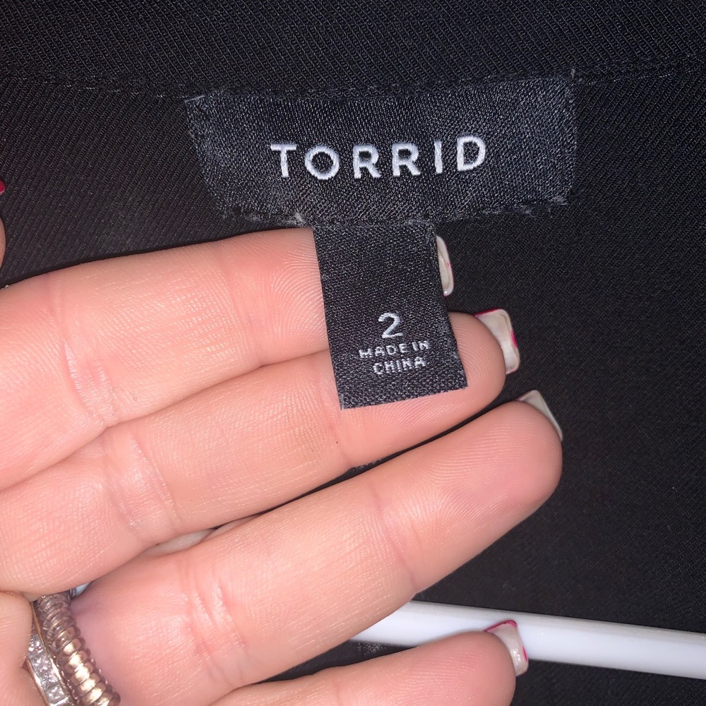 Torrid Size 2 Light Jacket With Studs - image 4